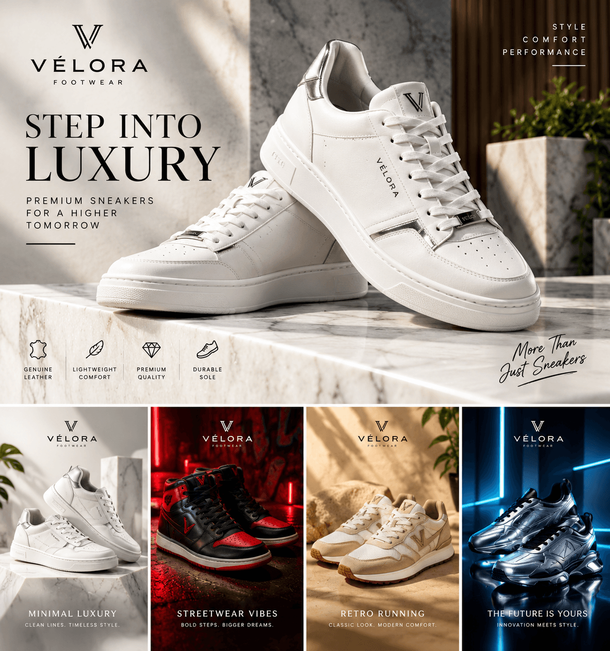 Luxury Sneaker Advertising Studio