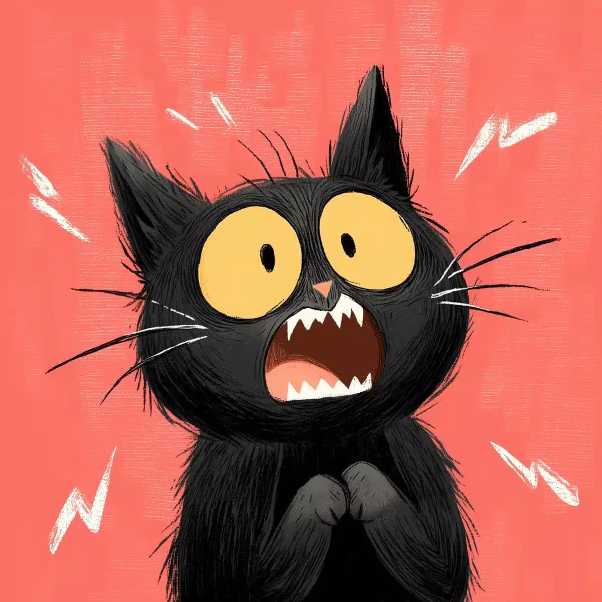 Charming Cat Illustration