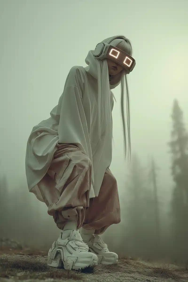 Cinematic Cyborg Chasing Demon
