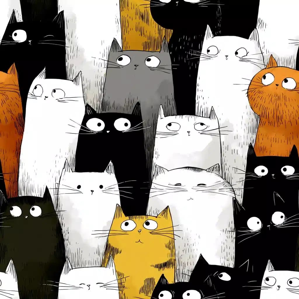 Clipart of Cute Kittens