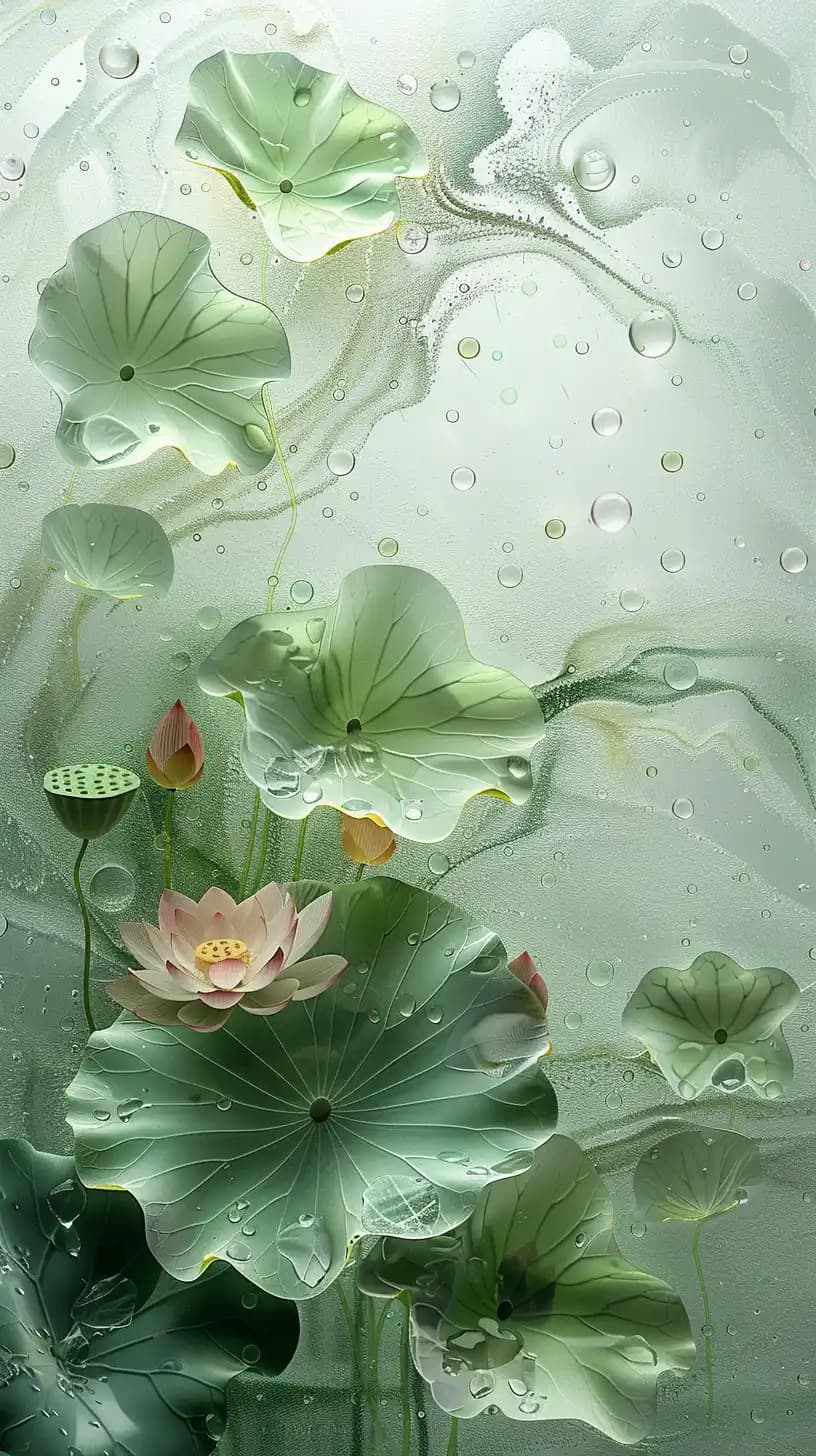 Glass Lotus Pond