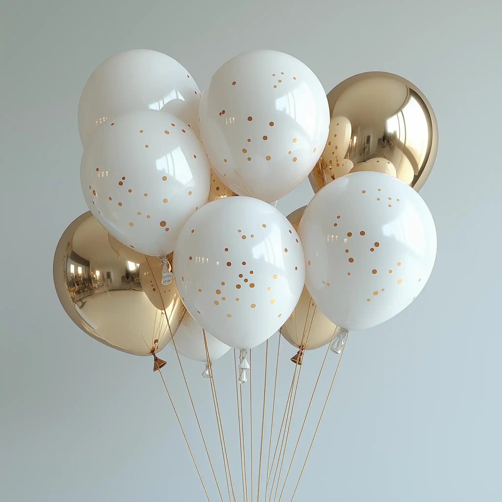 Glossy Balloon Cluster Design