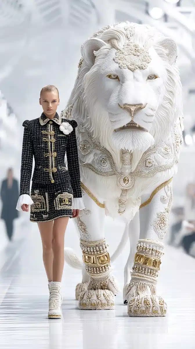 Haute Couture Lion Model