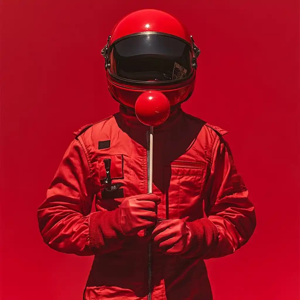 Lollipop in Racing Suit