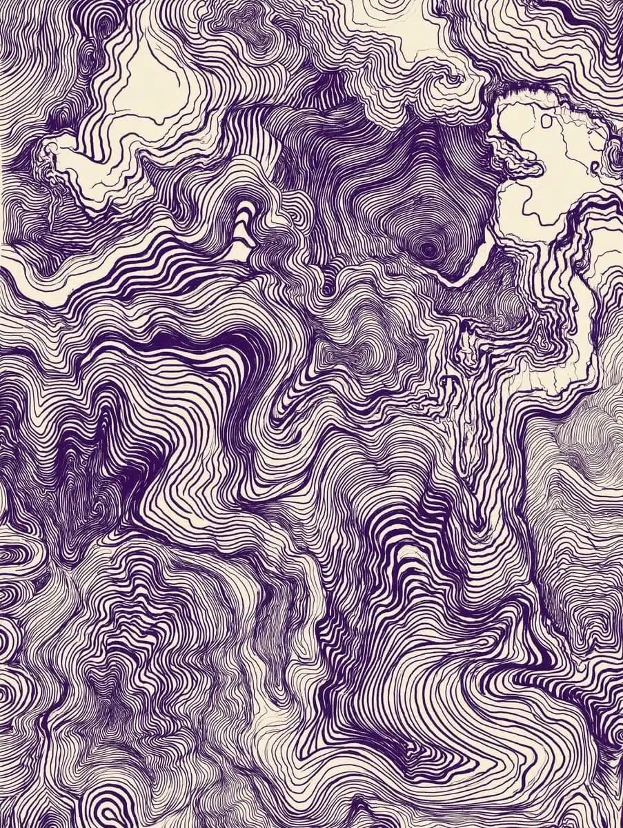 Monochrome Curved Chaos