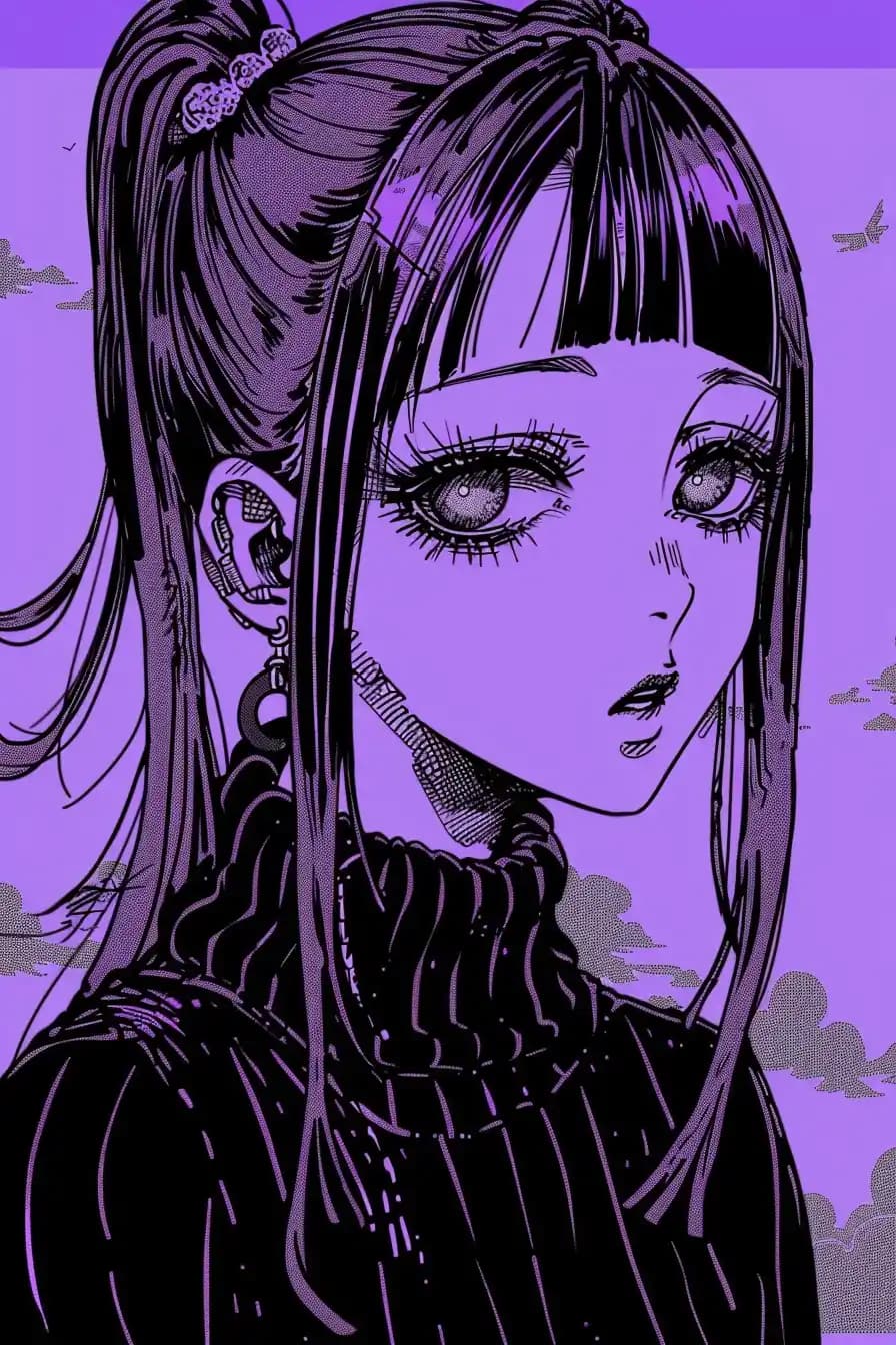 Pastel Girl Portrait
