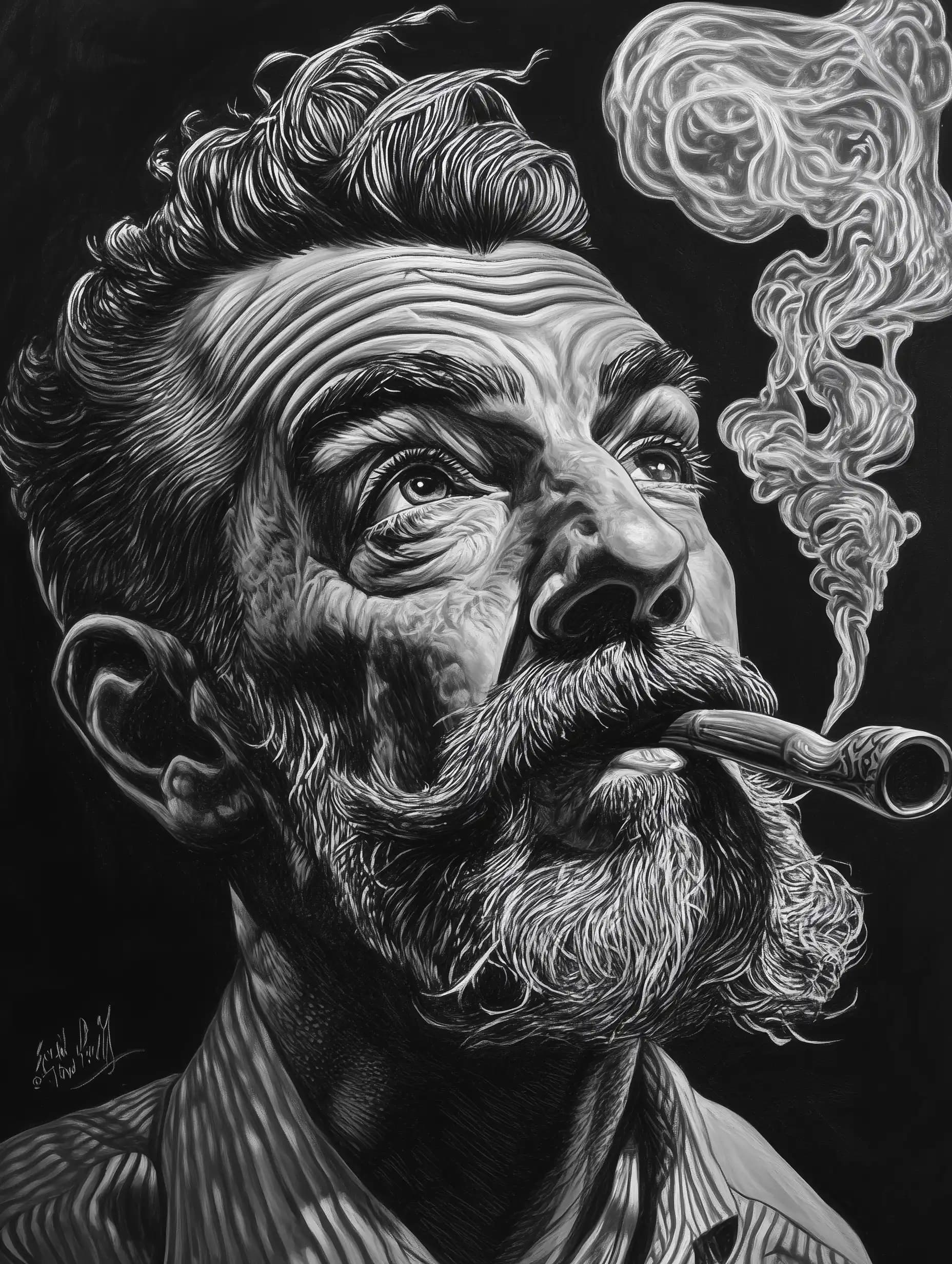 Realistic Bob Smoking Pipe