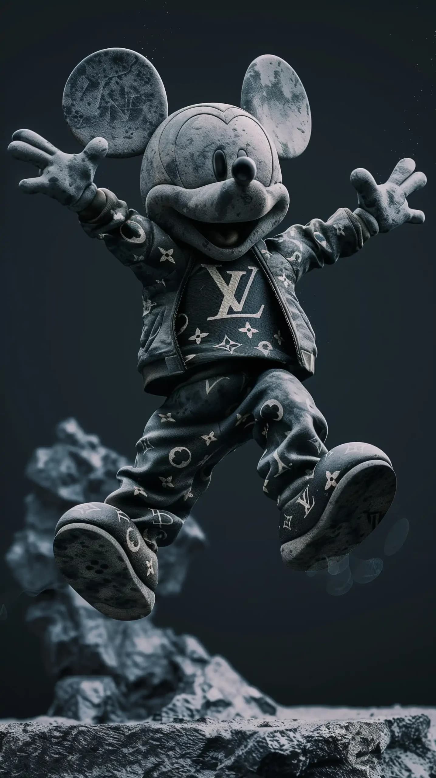 Stone LV Mouse Jumping
