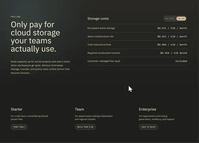NimBus Pricing