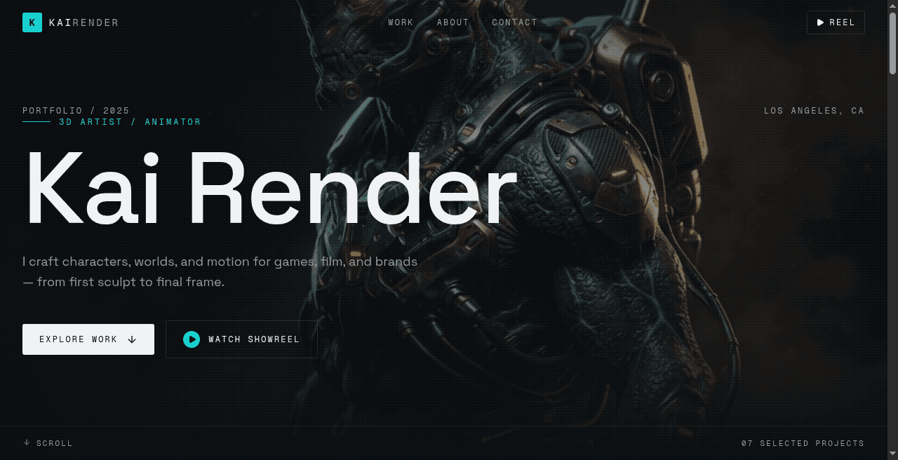 3D Artist Portfolio