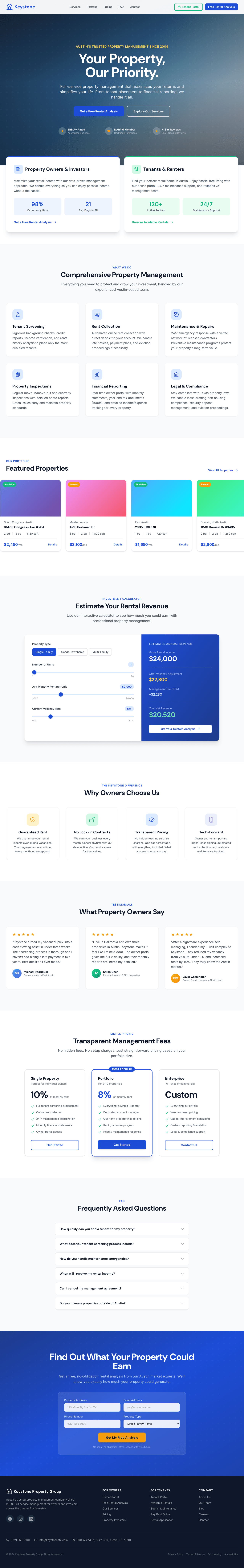 Property Management Company Homepage