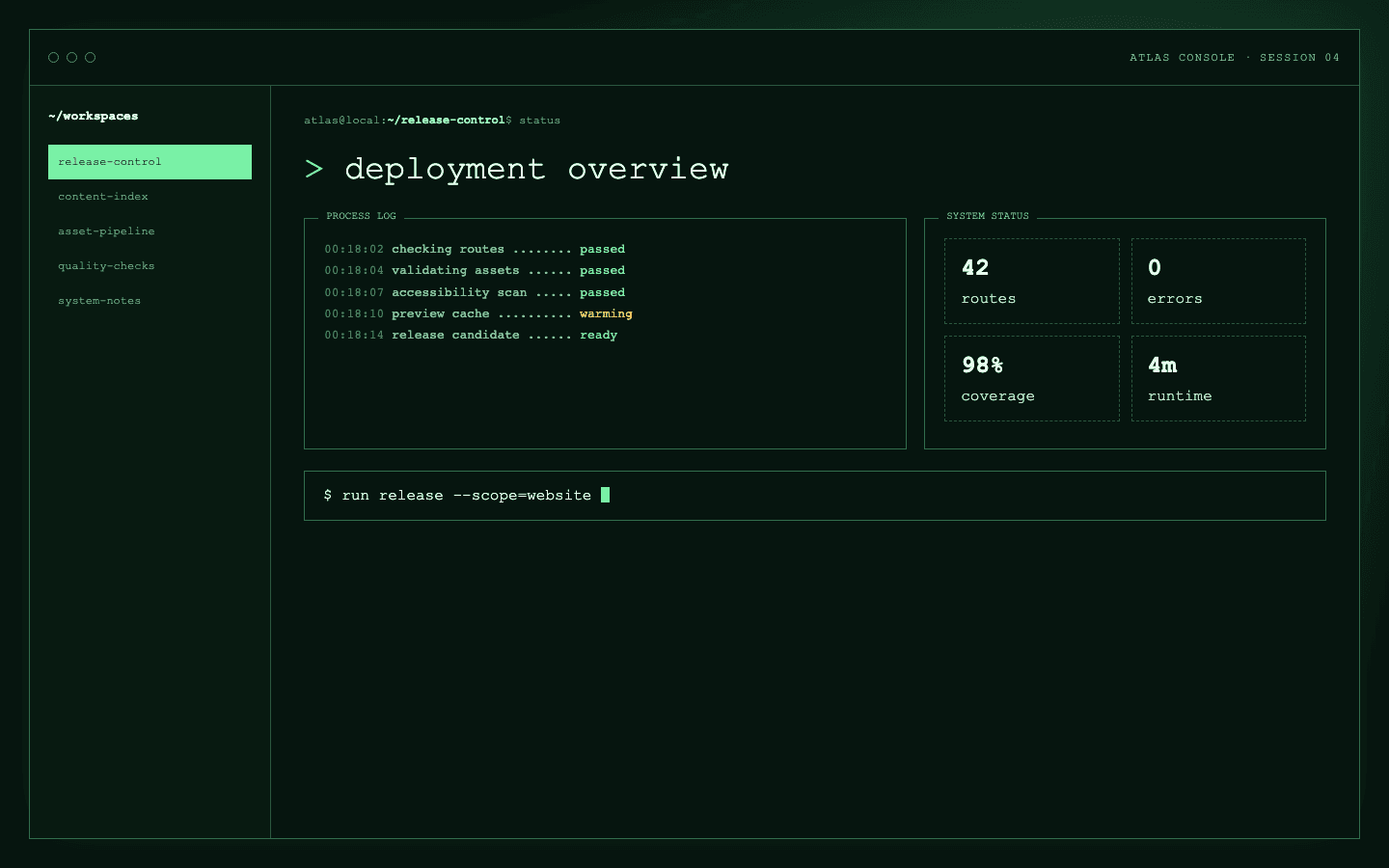 Terminal UI