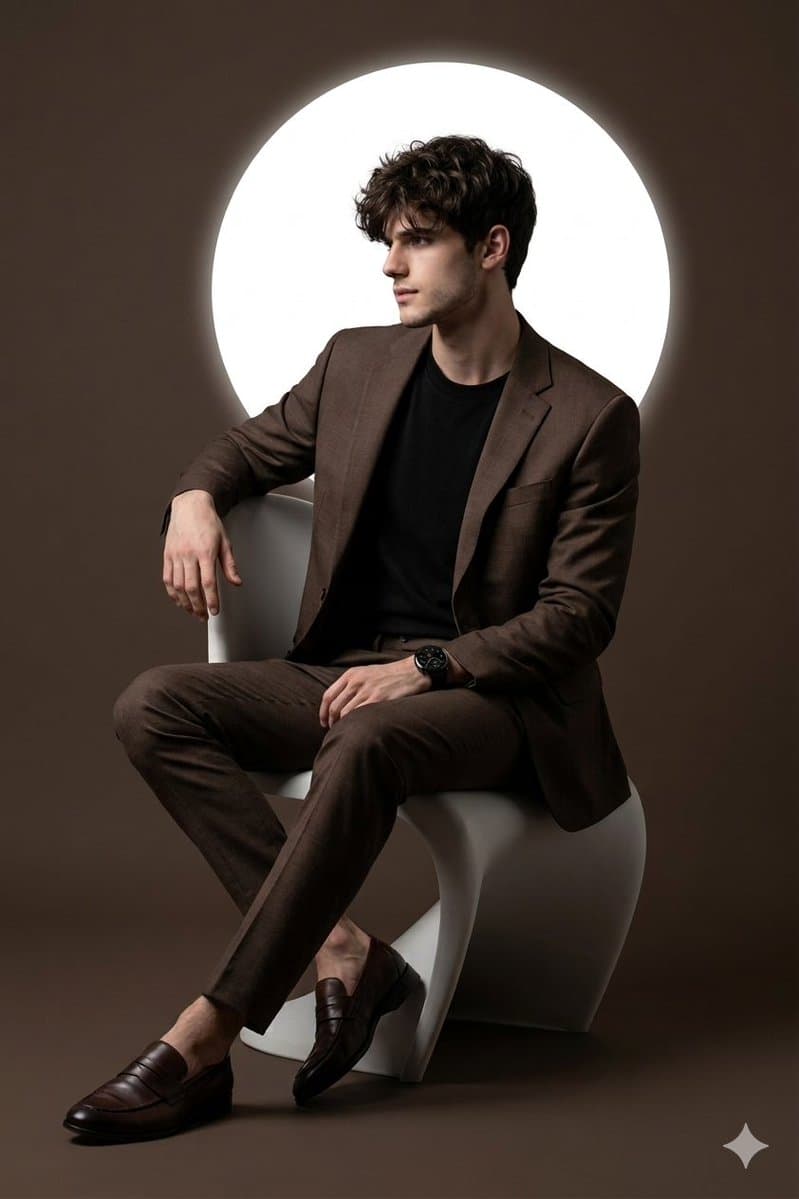 Cinematic Studio Portrait of a Young Man