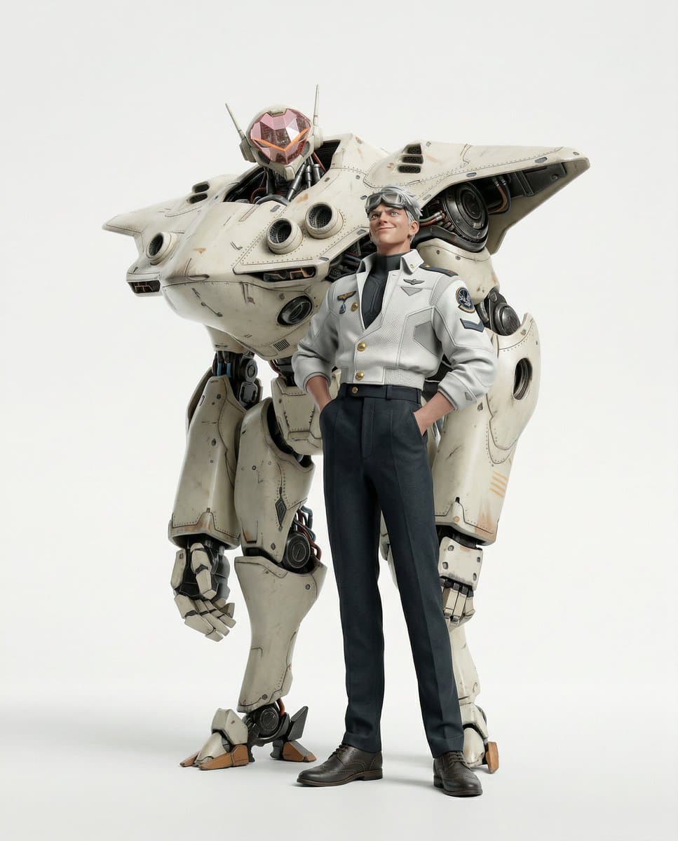 Hyper-realistic 3D CGI Collectible Figurine Render