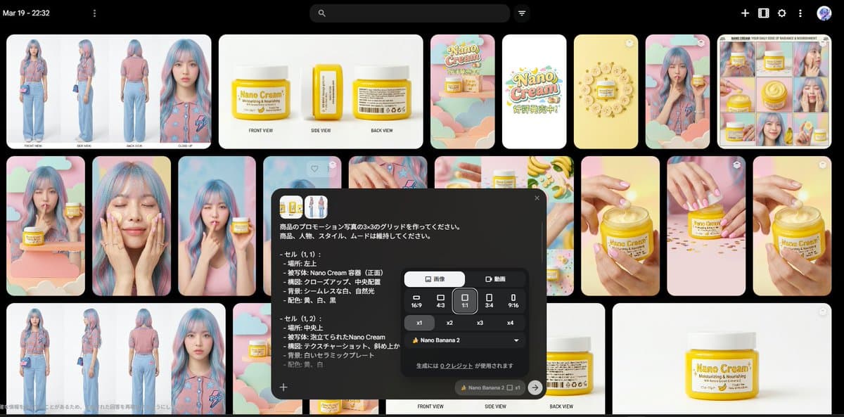 3x3 Product Promotion Grid