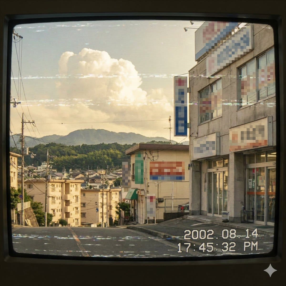 2000s Japanese Suburb Old Footage