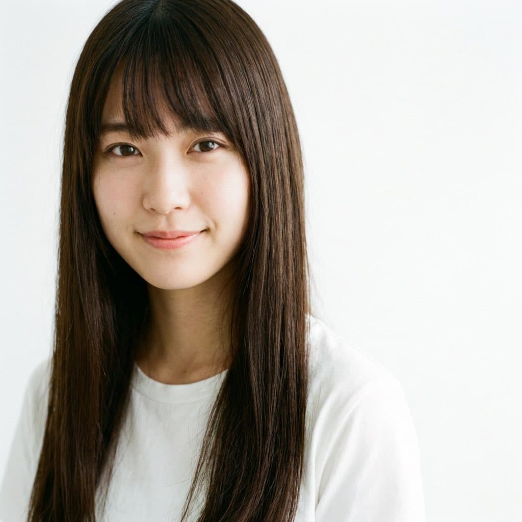 Close-up Portrait of a Young Japanese Woman
