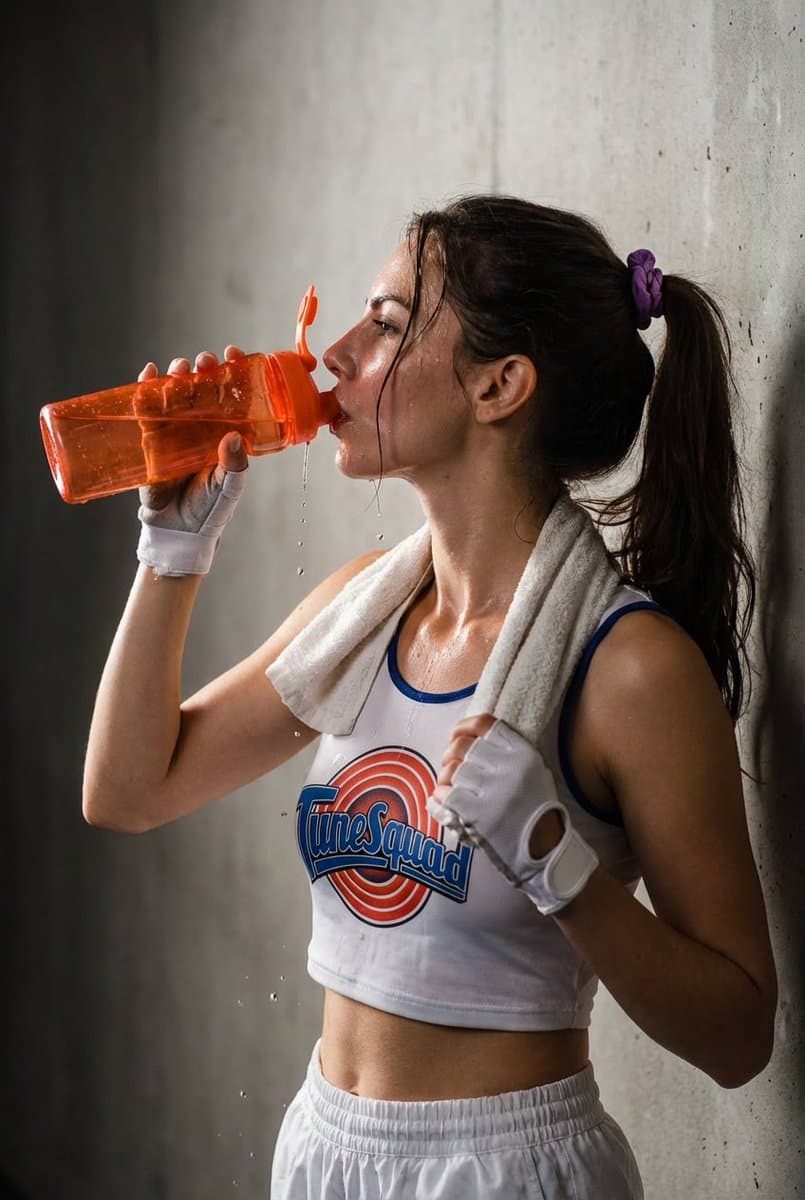 Retro Sportswear Portrait with Dramatic Lighting