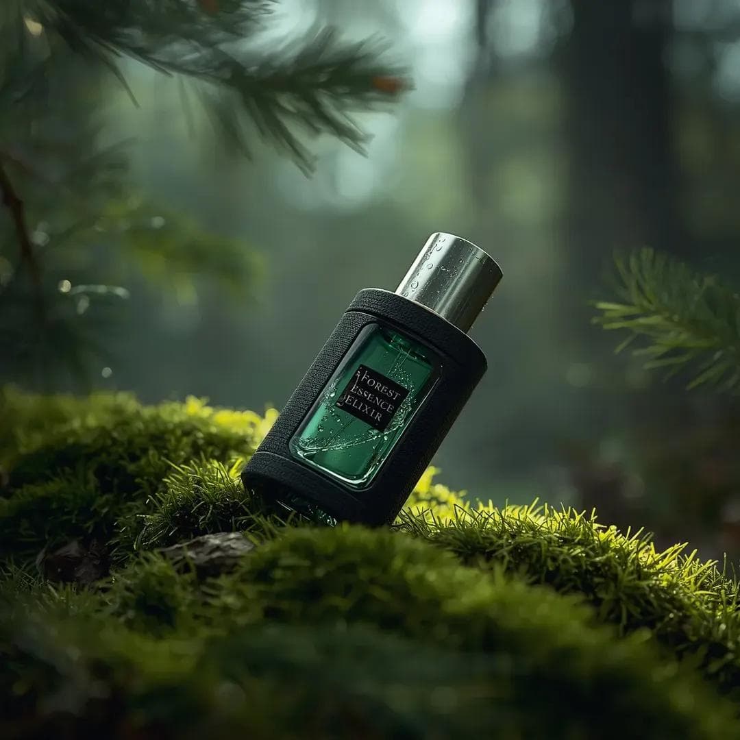 Ultra-realistic Premium Fragrance Product Shot