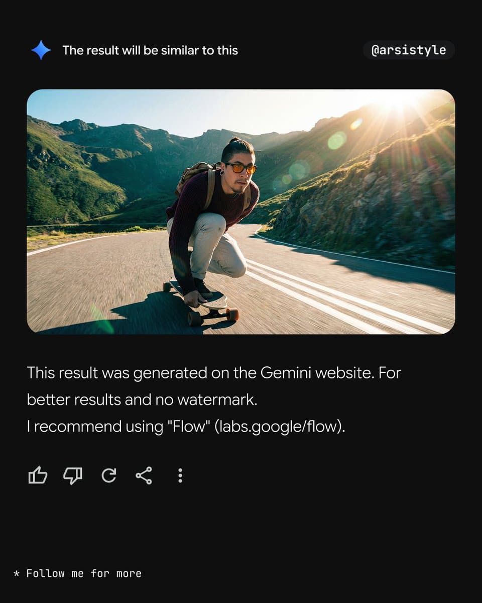 Cinematic Longboarder in Mountain Landscape