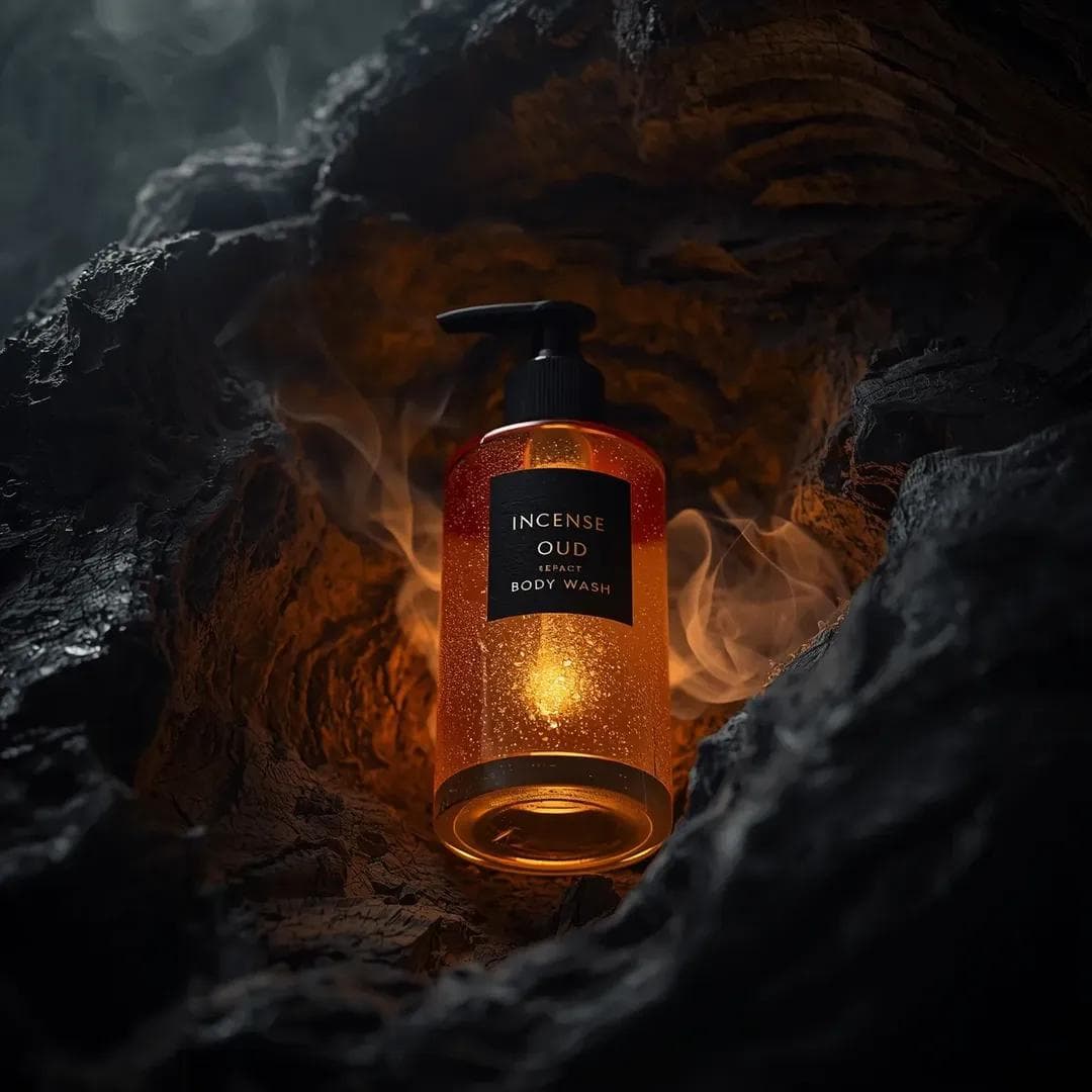 Incense Oud Body Wash Product Shot