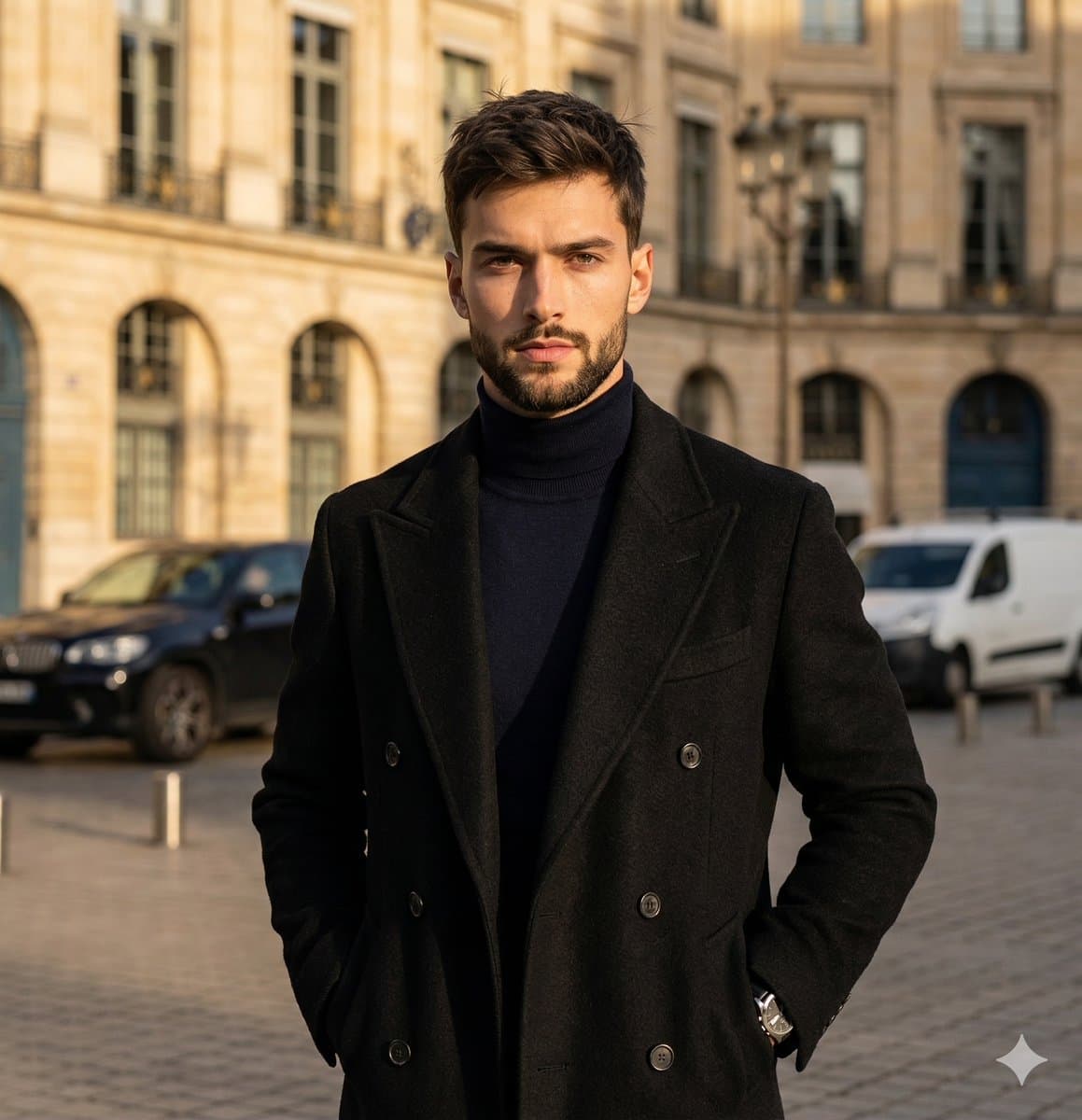 Sophisticated Street Style Portrait