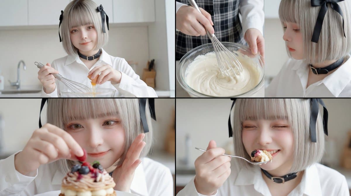 Cinematic Close-up: Sweet Making and Tasting Journey