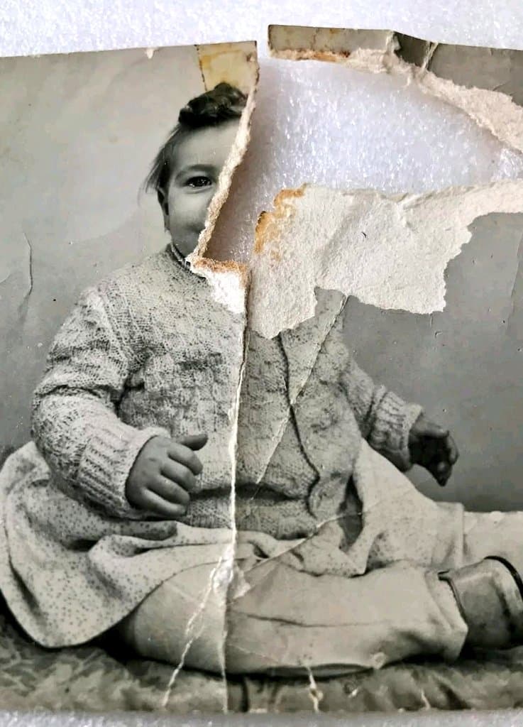 Cinematic Portrait Restoration with Golden Hour Lighting