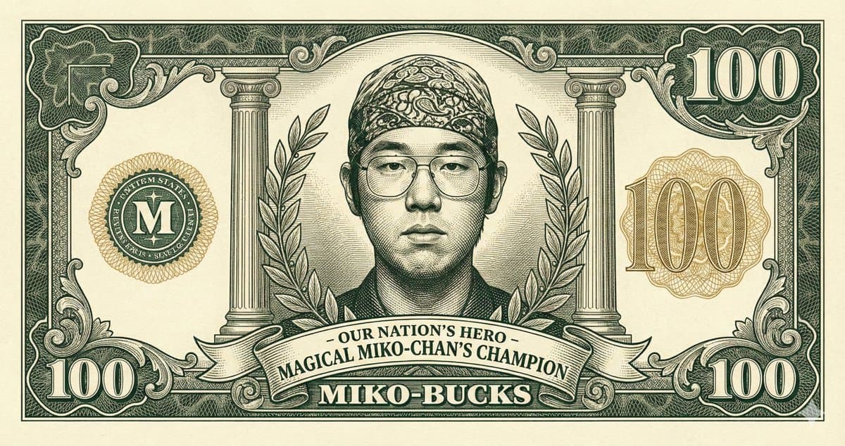 Anime Otaku Bill Currency