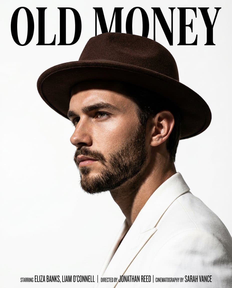 Cinematic Magazine Portrait: Old Money Aesthetic