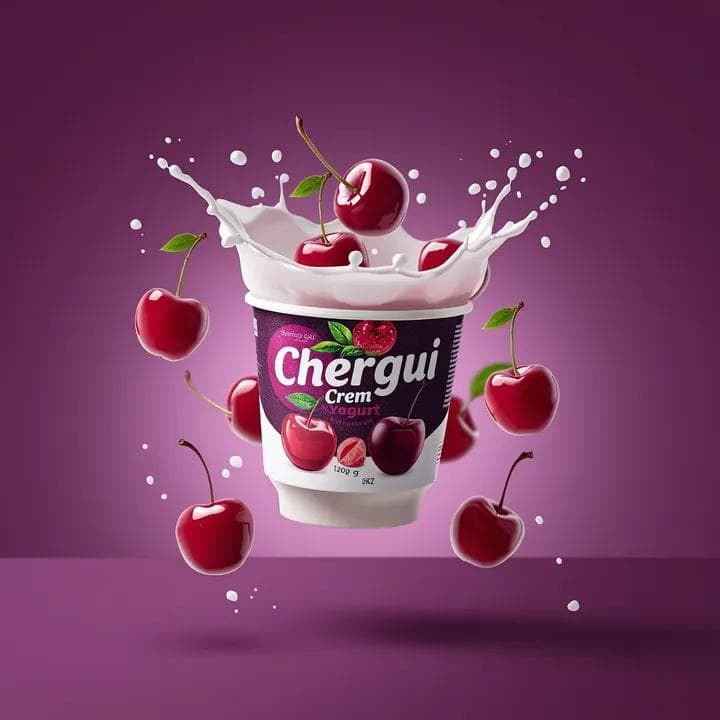 High-end Yogurt Product Photography with Milk Splash