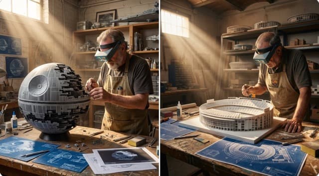 Death Star Model Maker's Studio