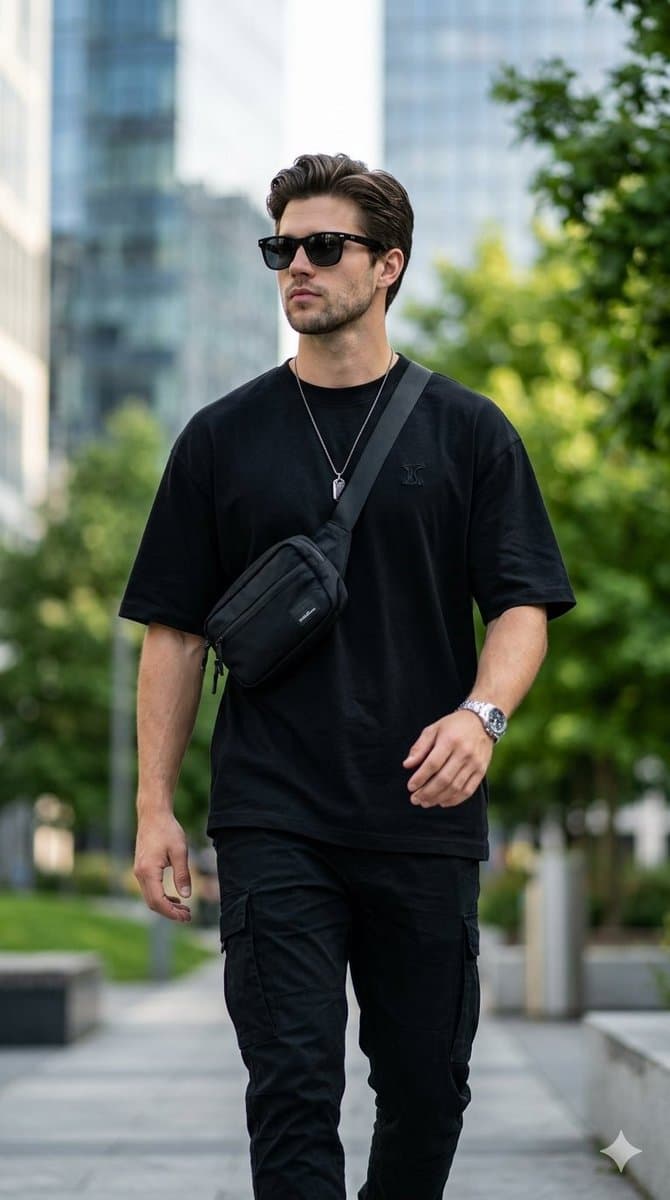 Urban Streetwear Portrait with Cinematic Lighting