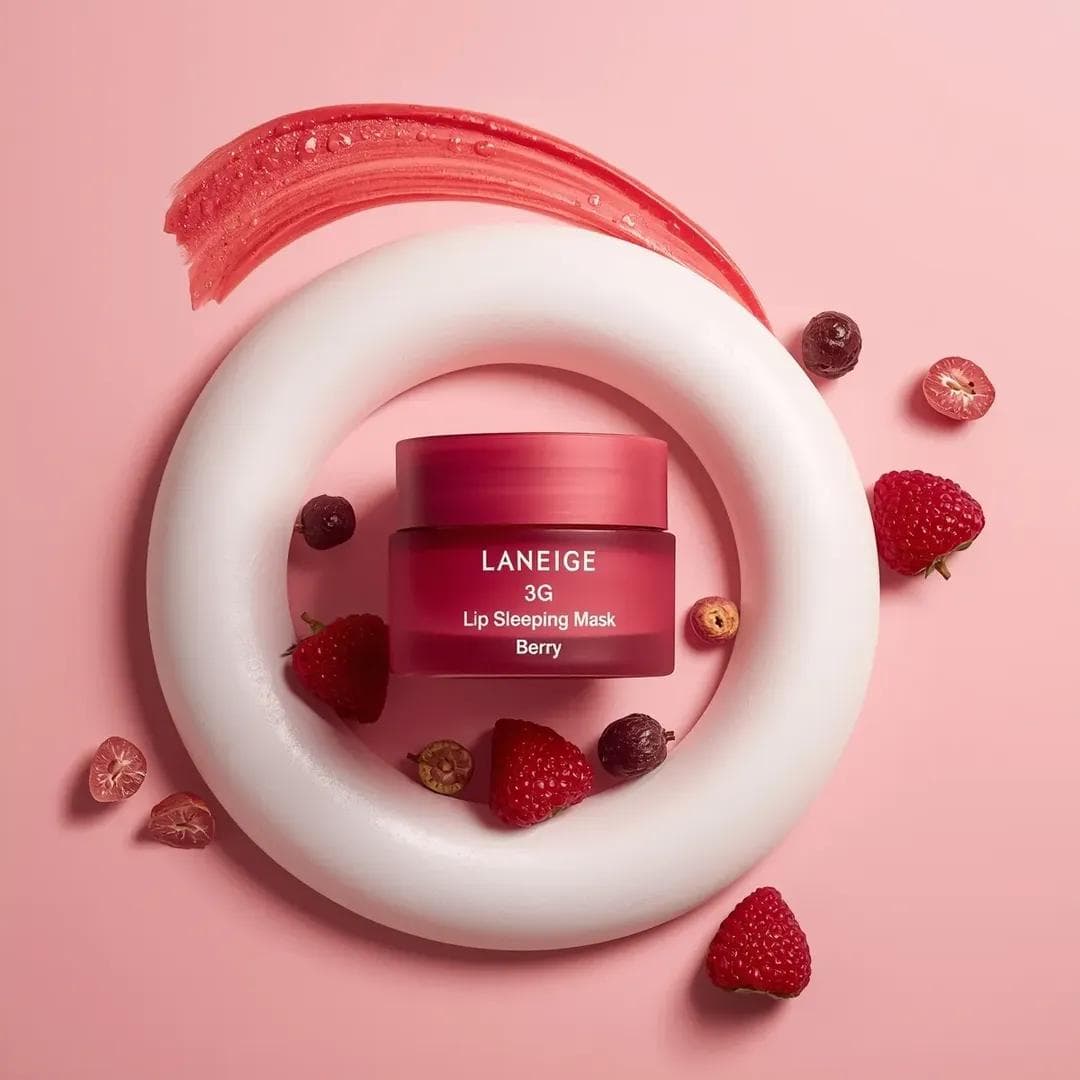 LANEIGE Lip Sleeping Mask with Berries and Whipped Cream