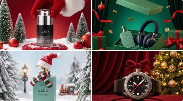 Luxury Christmas Product Photoshoot