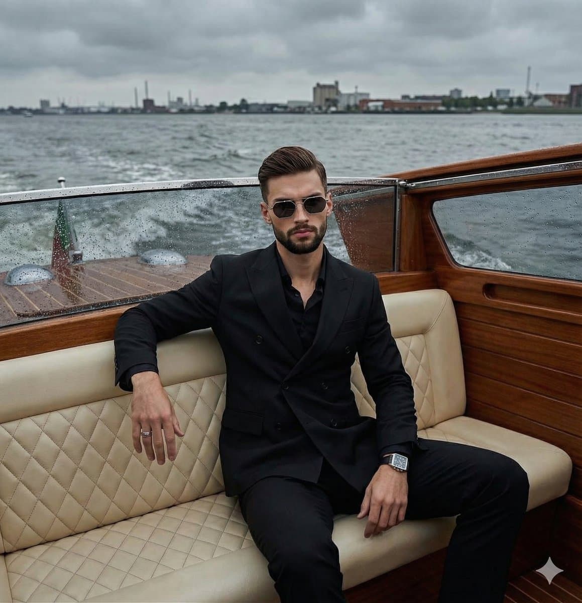Sophisticated Editorial Portrait of a Man in a Suit