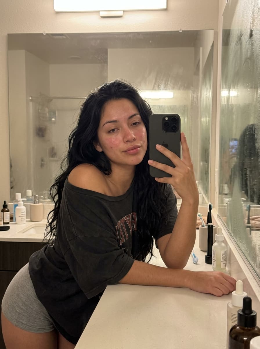 Late Night Bathroom Selfie