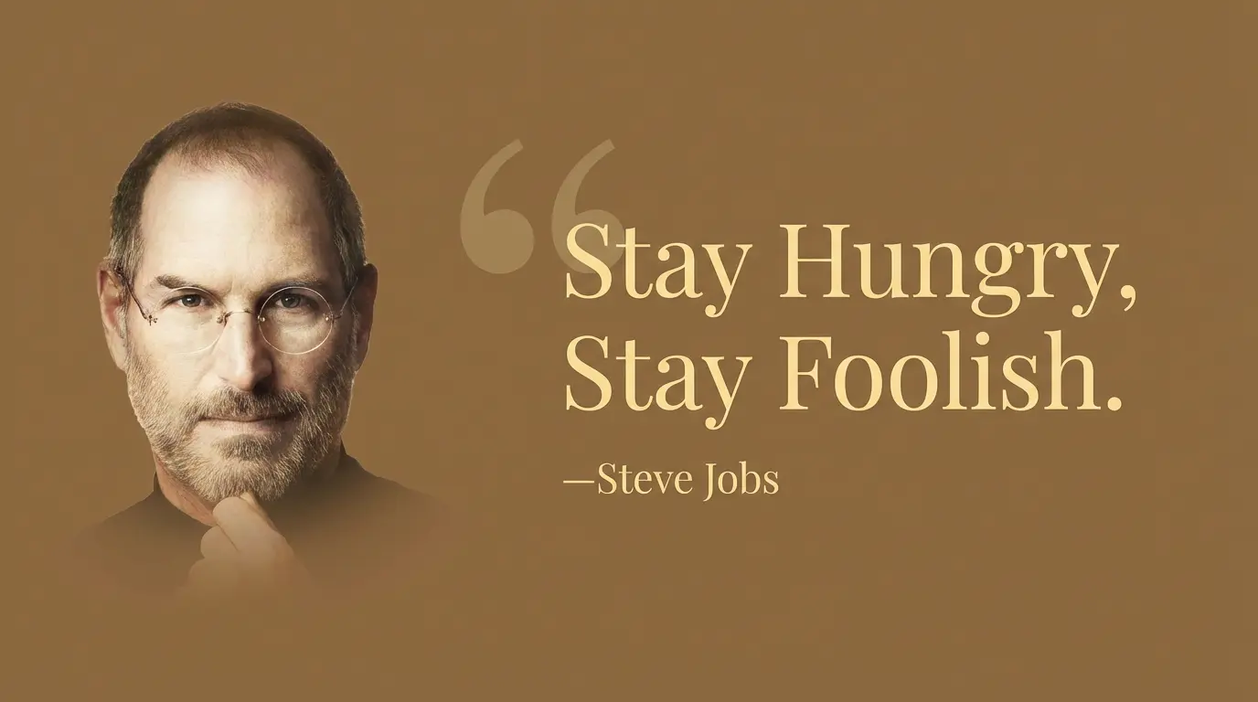 Quote Card with Famous Person Portrait