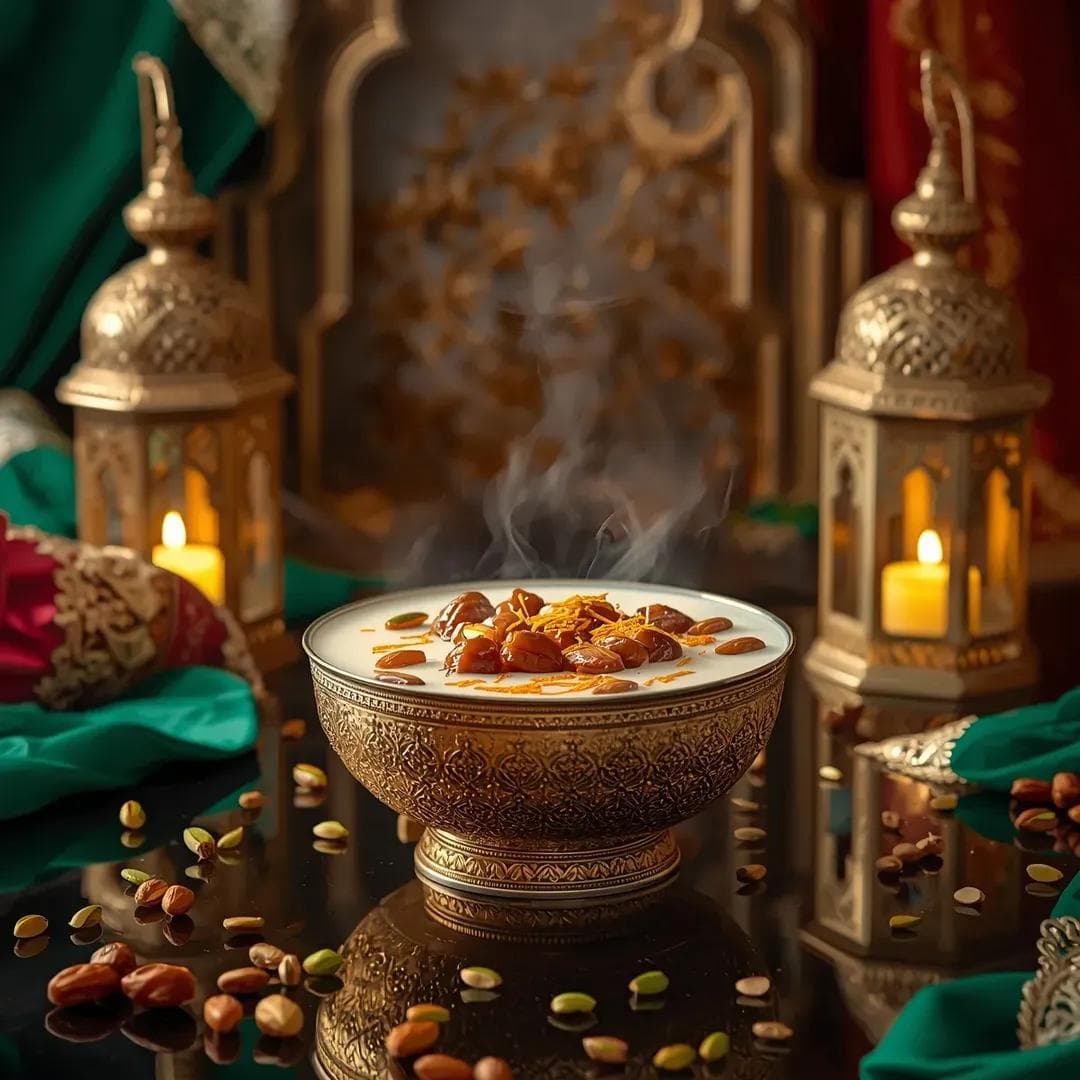 Luxury Sheer Khurma in Royal Eid Setting
