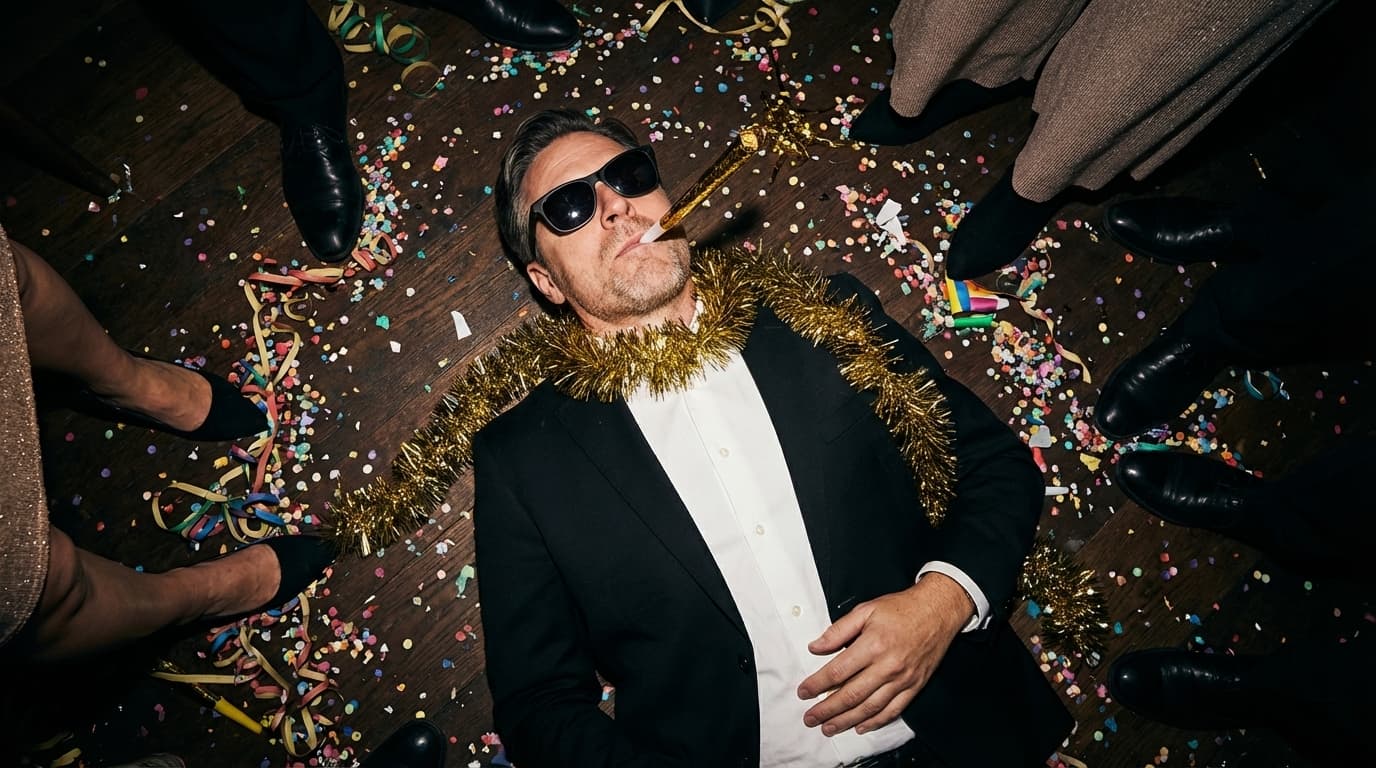 Party Aftermath Portrait with Cinematic Lighting