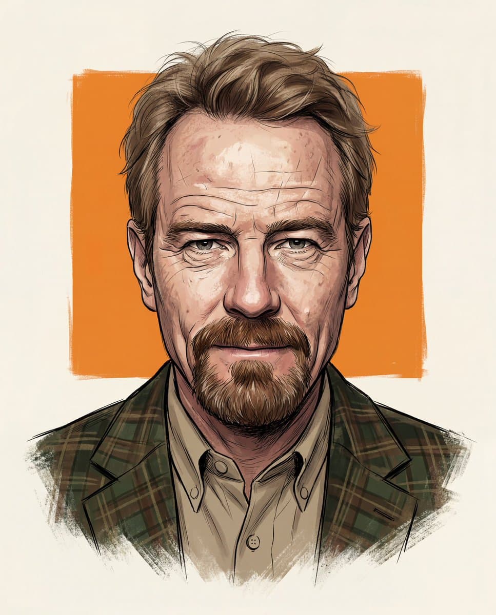 Stylized Digital Portrait with Painterly Edges