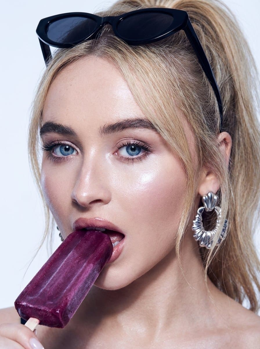 High-Fashion Beauty Portrait with Popsicle