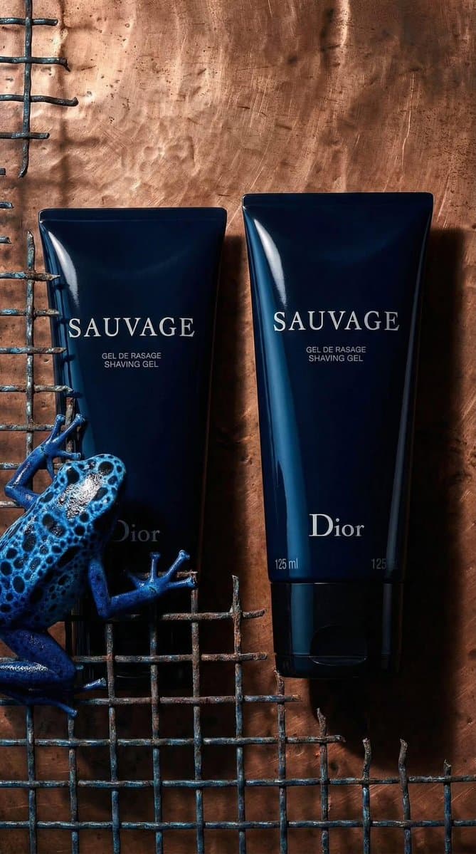 Luxury Shaving Gel on Engraved Copper Plates