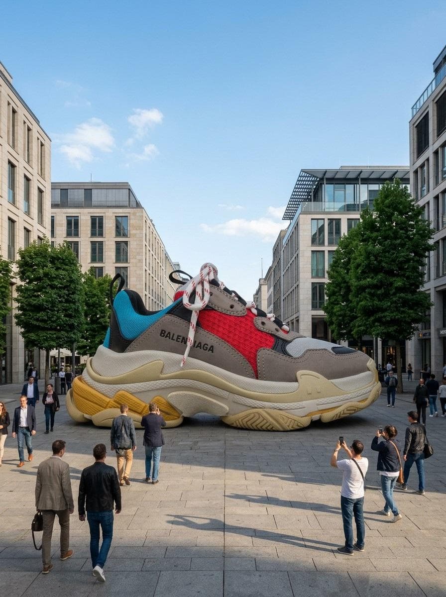Giant Product Art Installation in City Square