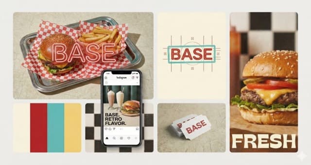 Brand Identity Bento-Grid Showcase