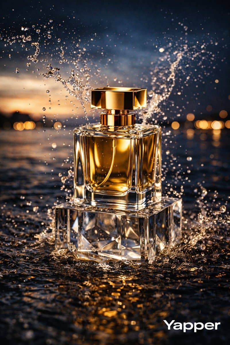 Ultra-luxurious Perfume Campaign Photograph