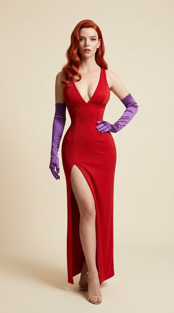 Anya Taylor-Joy as Jessica Rabbit in Studio