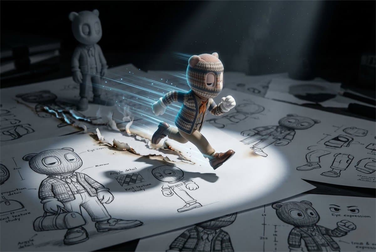 Cinematic Macro Toy Photography: Character Sprinting