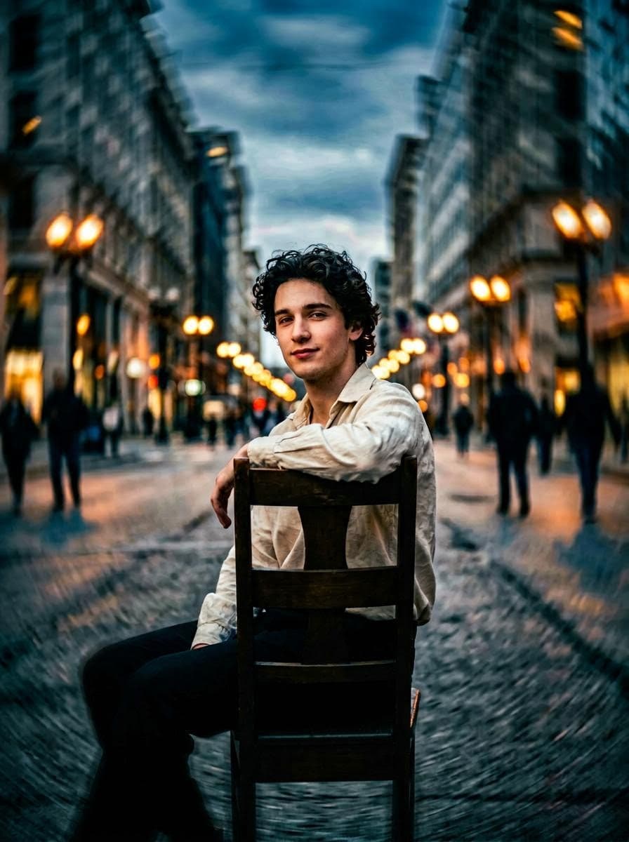 Cinematic Motion Blur Portrait with Time Distortion