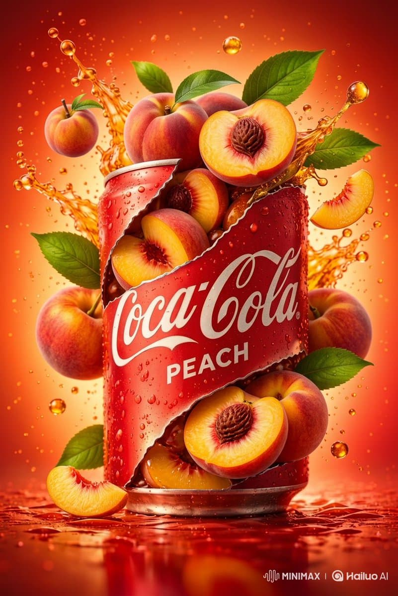 1️⃣ Fanta Grape Splash
Prompt:
High-energy commercial produc